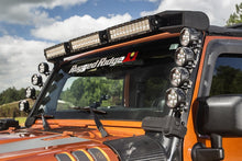Load image into Gallery viewer, Rugged Ridge 07-18 Jeep Wrangler JK Elite Fast Track Windshield Light Bar Mount w/ Crossbar
