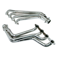 Load image into Gallery viewer, BBK 10-15 Camaro LS3 L99 Long Tube Exhaust Headers With Converters - 1-3/4 Chrome
