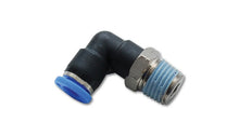 Load image into Gallery viewer, Vibrant Male Elbow Pneumatic Vacuum Fitting (1/2in NPT Thread) - for use with 1/4in (6mm) OD tubing
