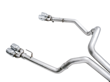 Load image into Gallery viewer, AWE Tuning 4th Gen GM 1500 6.2L 0FG Catback Split Rear Exit (w/ Bumper Cutouts) - Quad Chrome Tips
