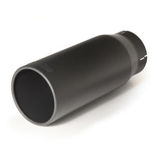 Load image into Gallery viewer, Banks Power Tailpipe Tip Kit - SS Round Straight Cut - Black - 4in Tube - 5in X 12.5in
