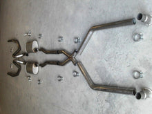 Load image into Gallery viewer, Stainless Works Chevy Chevelle Small/Big Block 1966-67 Exhaust 2 1/2in for Headers with X-Pipe
