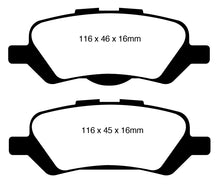 Load image into Gallery viewer, EBC 08+ Toyota Venza 2.7 Greenstuff Rear Brake Pads
