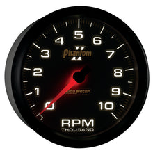 Load image into Gallery viewer, Autometer Phantom II 5in Electrical 10K RPM In-Dash Tachometer
