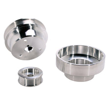 Load image into Gallery viewer, BBK 88-95 GM Truck 4.3 5.0 5.7 Underdrive Pulley Kit - Lightweight CNC Billet Aluminum (3pc)
