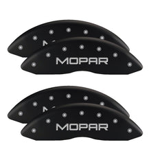 Load image into Gallery viewer, MGP 4 Caliper Covers Engraved Front &amp; Rear Red Powder Coat Finish Silver Charac 100 Anniversary Logo
