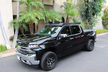 Load image into Gallery viewer, Go Rhino 19-23 Chevrolet/GMC Silverado/Sierra 1500 CC Ceros Low Profile Roof Rack - Tex. Blk
