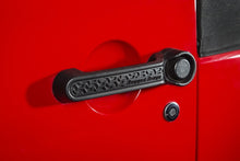 Load image into Gallery viewer, Rugged Ridge Elite Dr Hndle Inserts Black Tread 4Dr 07-18 Jeep Wrangler JK
