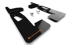 Load image into Gallery viewer, Rally Armor 2022 Rivian R1T Black UR Mud Flap w/ Tangerine Scream Logo
