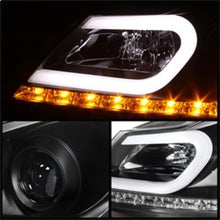 Load image into Gallery viewer, Spyder Mercedes Benz W204 C-Class 12-13 Projector Halogen Model- DRL Blk PRO-YD-MBW20412-DRL-BK
