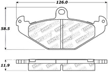 Load image into Gallery viewer, StopTech Performance 05-06 Lotus Exige Rear Brake Pads
