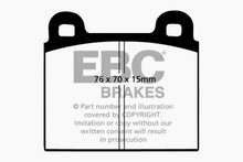 Load image into Gallery viewer, EBC 70-75 Alfa Romeo Montreal 2.6 Redstuff Front Brake Pads

