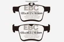 Load image into Gallery viewer, EBC 2014+ Audi A3 1.8 Turbo (w/Electronic Parking Brake) Redstuff Rear Brake Pads
