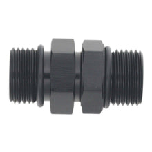 Load image into Gallery viewer, DeatschWerks 8AN ORB Male to 8AN ORB Male Swivel Adapter - Anodized Matte Black
