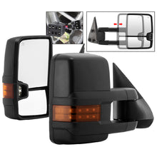 Load image into Gallery viewer, xTune Chevy Silverado 99-02 G2 Heated Amber LED Signal Telescoping Mirrors MIR-CS99S-G2-PWH-AM-SET
