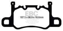 Load image into Gallery viewer, EBC 13-15 Porsche 911 (991) (Cast Iron Rotor only) 3.8 GT3 Yellowstuff Rear Brake Pads
