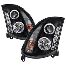 Load image into Gallery viewer, Spyder Infiniti G35 03-07 2DR Projector Halogen - LED Halo DRL Blk High H4 PRO-YD-IG35032D-DRL-BK
