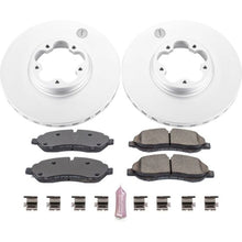 Load image into Gallery viewer, Power Stop 15-18 Ford Transit-350 HD Front Z17 Evolution Geomet Coated Brake Kit
