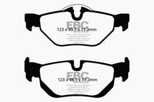 Load image into Gallery viewer, EBC 13+ BMW X1 2.0 Turbo (28i) Greenstuff Rear Brake Pads
