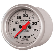 Load image into Gallery viewer, Autometer Ultra-Lite 2 1/16in Electrical 0-4000 PSI High Press Oil Pressure Gauge 94-07 Ford 7.3L
