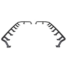 Load image into Gallery viewer, Go Rhino SRM300 Tri-Rail Kit (For 80x40in. Rack) - Tex. Blk (Rails ONLY - Req. Platform)
