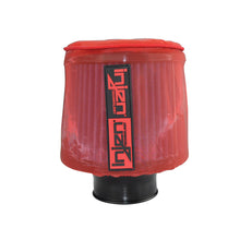 Load image into Gallery viewer, Injen Red Water Repellant Pre-Filter fits X-1015 X-1018 6.75in Base/5in Tall/5in Top
