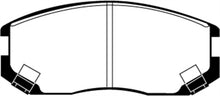 Load image into Gallery viewer, EBC 91-94 Dodge Colt 1.5 Greenstuff Front Brake Pads
