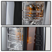 Load image into Gallery viewer, Spyder Chevy Silverado 1500 14-16 Projector Headlights Light Bar DRL Blk PRO-YD-CS14-LBDRL-BK
