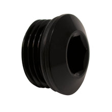 Load image into Gallery viewer, DeatschWerks 8AN ORB Male Plug Low Profile Internal Allen/Hex (Incl O-Ring) Anodized Matte Black
