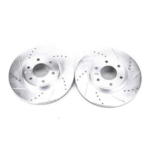 Load image into Gallery viewer, Power Stop 06-09 Chevrolet Trailblazer Front Evolution Drilled &amp; Slotted Rotors - Pair
