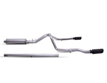Load image into Gallery viewer, Gibson 19-22 Chevrolet Silverado 1500 Custom 5.3L 3in/2.5in Cat-Back Dual Split Exhaust- Black Elite
