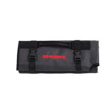 Load image into Gallery viewer, Go Rhino XVenture Gear Tool Roll Large (7x7in. Closed) 12oz Waxed Canvas - Black
