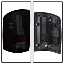 Load image into Gallery viewer, Spyder GMC Sierra 2016-2017 Light Bar LED Tail Lights - Black Smoke ALT-YD-GS16-LED-BSM
