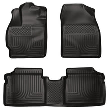 Load image into Gallery viewer, Husky Liners 10-12 Toyota Prius WeatherBeater Combo Black Floor Liners
