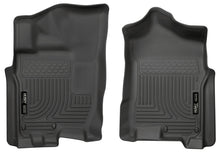 Load image into Gallery viewer, Husky Liners 2016 Nissan Titan XD Crew Cab WeatherBeater Front Row Black Floor Liners

