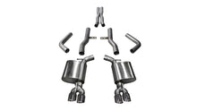 Load image into Gallery viewer, Corsa 15-17 Dodge Challenger Hellcat Dual Rear Exit Extreme Exhaust w/ 3.5in Polished Tips
