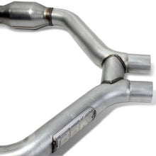 Load image into Gallery viewer, BBK 2015-16 Mustang V6 Short Mid H Pipe With Converters (To Be Used With 1642 Series Headers)
