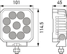 Load image into Gallery viewer, Hella ValueFit LED Work Light TS3000 LED MV CR LT
