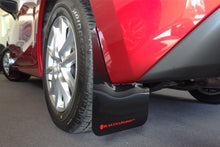 Load image into Gallery viewer, Rally Armor 14-18 Mazda3/Speed3 Black UR Mud Flap w/ White Logo
