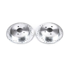 Load image into Gallery viewer, Power Stop 03-07 Chrysler PT Cruiser Rear Evolution Drilled &amp; Slotted Rotors - Pair

