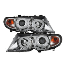 Load image into Gallery viewer, Spyder BMW E46 3-Series 02-05 4DR Projector Headlights 1PC LED Halo Chrm PRO-YD-BMWE4602-4D-AM-C
