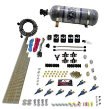 Load image into Gallery viewer, Nitrous Express 8 Cyl Piranha Direct Port 4 Solenoids Nitrous Kit (200-500HP EFI Jets) w/12lb Bottle
