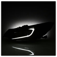 Load image into Gallery viewer, xTune 09-14 Acura TSX Projector Headlights - Light Bar DRL - Black (PRO-JH-ATSX09-LB-BK)
