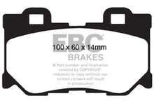 Load image into Gallery viewer, EBC 2013+ Infiniti Q50 Hybrid 3.5L Hybrid Sport Ultimax2 Rear Brake Pads
