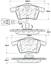 Load image into Gallery viewer, StopTech Performance 08-09 VW Golf R/Golf R32 / 06-09 Passat (Exc Syncro) Front Brake Pads
