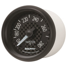 Load image into Gallery viewer, Autometer GT Series 52mm Mechanical 140-280 Deg F Water Temperature Gauge
