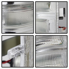 Load image into Gallery viewer, xTune Ford Superduty 08-14 F250-F550 Amber LED Mirror Signal Lens - Clear ACC-LED-FDSD08-MR-C
