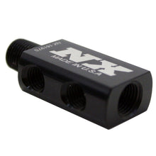 Load image into Gallery viewer, Nitrous Express Compact Distribution Block w/Gauge Port
