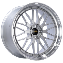 Load image into Gallery viewer, BBS LM 21x10 5x120 ET38 Diamond Silver Center Diamond Cut Lip Wheel -82mm PFS/Clip Required
