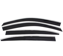 Load image into Gallery viewer, AVS 06-10 Volkswagen Jetta Ventvisor Low Profile Deflectors 4pc - Smoke w/Chrome Trim

